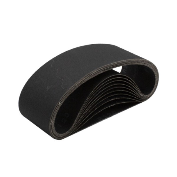 3X21400X, FHC 3" X 21" 400X Grit Glass Grinding Belts For Portable Sanders - 10/BX