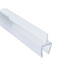 CP660BR12, Bottom Rail With Wipe for 1/2" Glass