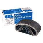 CRL 3" x 24" 100X Grit Glass Grinding Belt for Portable Sanders - 10/Bx