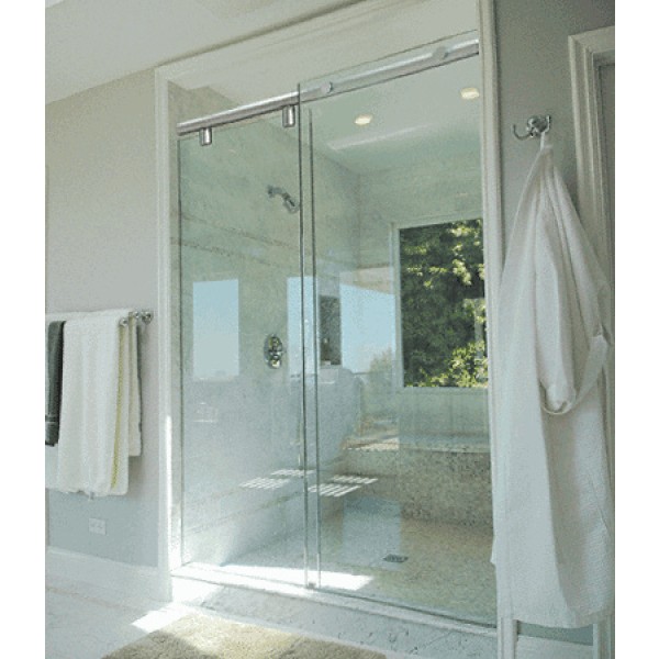 CRL Chrome 84" Hydroslide 180 Degree Sliding Shower Door Kit