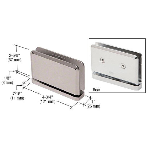 CRL Senior Prima 01 Series Top or Bottom Mount Hinge